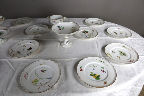 Service de table en porcelaine fin XIX