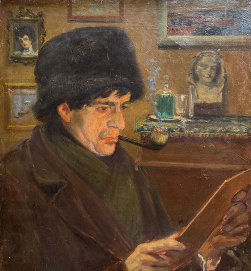Pierre Georges Jeanniot (1848-1934) - Portrait d'Artiste, 1905
