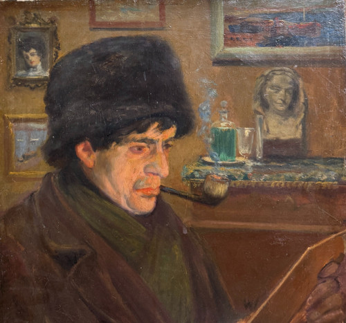 Pierre Georges Jeanniot (1848-1934) - Portrait d'Artiste, 1905