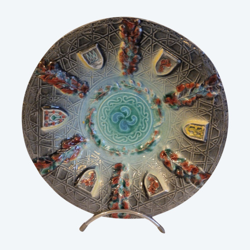 Dish - Basque Art - Kaioa - Bidart - V. 1950.