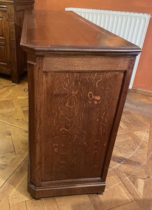Grand Buffet En Chêne Deux Portes - 19° Siècle