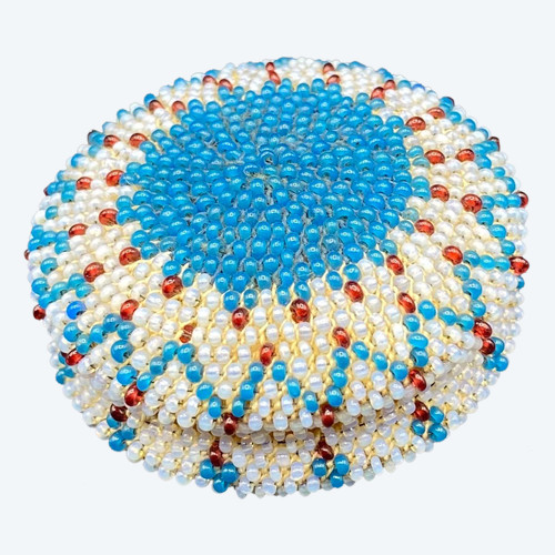 BOÎTE CORNE ET PERLES