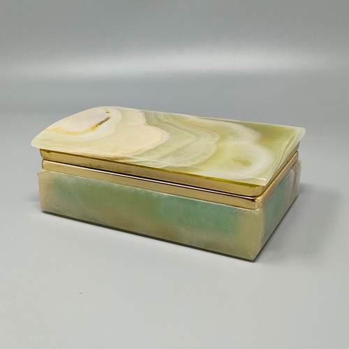 1960s Astonishing Box in Onyx. Made in Italy