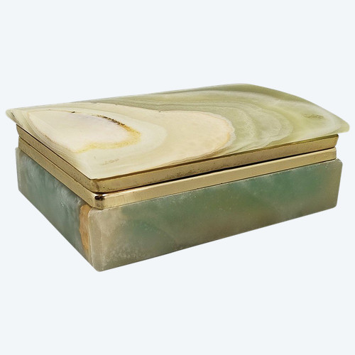 1960s Astonishing Box in Onyx. Made in Italy