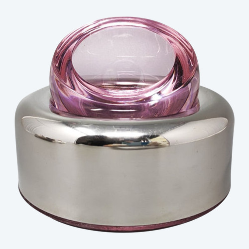1960s Gorgeous "Biglia" in Crystal by Joe Colombo for Arnolfo Di Cambio. Made in Italy