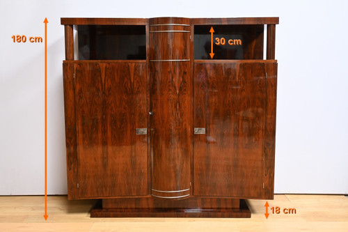 Armadio in noce, Art Déco - 1930