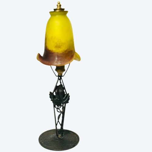 Lampe Le verre français 1920