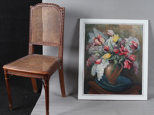 Paul Theodore SCHWARZ 1907/1993, Large still life from 1949, bouquets of flowers