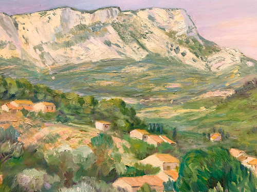 Mont Coudon in Toulon, by Michel Beaude, dated 1991, Paysage Provençale