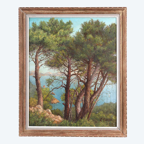 Provence, signed L. Calliex, from 1952, Massif de la Redonne