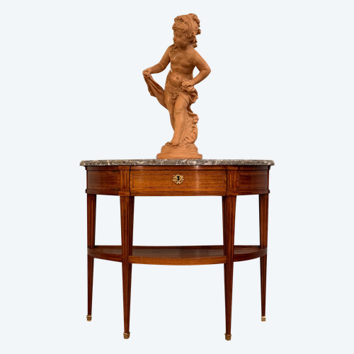 Console Demi-Lune d'Epoque Louis XVI Vers 1780