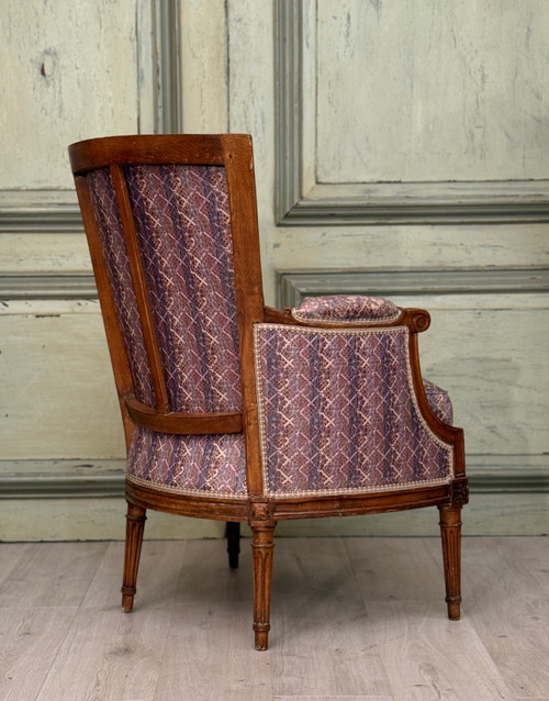 Vinatier Gilles-Hyacinthe, Bergère d'Epoque Louis XVI Estampillée, Vers 1780