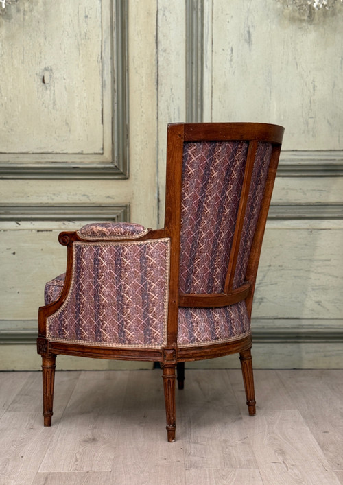 Vinatier Gilles-Hyacinthe, Bergère d'Epoque Louis XVI Estampillée, Vers 1780