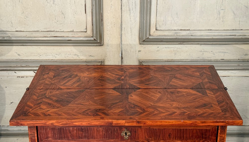 Bureau Mazarin Dit De Changeur En Marqueterie d'Epoque XVIIIème