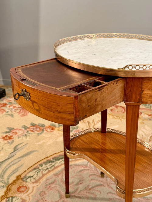 Etienne Avril, Table De Salon Ecritoire Estampillée d'Epoque Louis XVI Um 1780