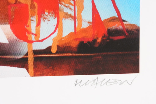 Sérigraphie Peter KLASEN, signée au crayon par l’artiste et n° 24/30. 