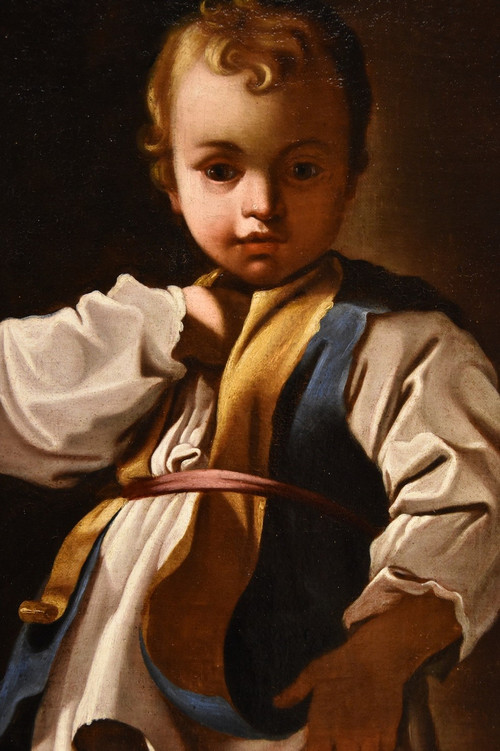 Portrait Of A Child (alessandro Farnese?), Bartolomeo Schedoni (modena 1578 - Parma 1615)