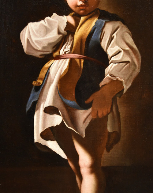 Portrait Of A Child (alessandro Farnese?), Bartolomeo Schedoni (modena 1578 - Parma 1615)