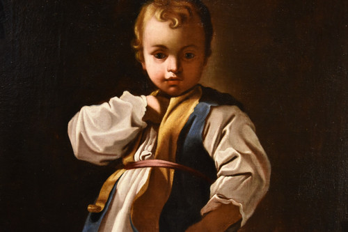 Portrait Of A Child (alessandro Farnese?), Bartolomeo Schedoni (modena 1578 - Parma 1615)
