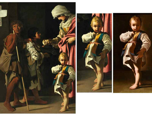 Portrait Of A Child (alessandro Farnese?), Bartolomeo Schedoni (modena 1578 - Parma 1615)