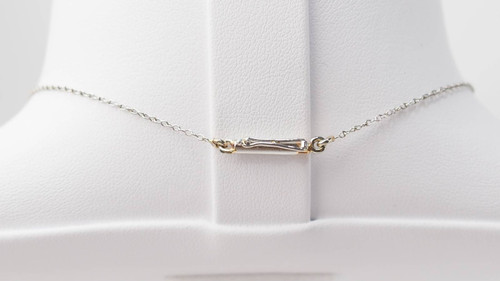 Collana Art Nouveau in oro platino e diamanti