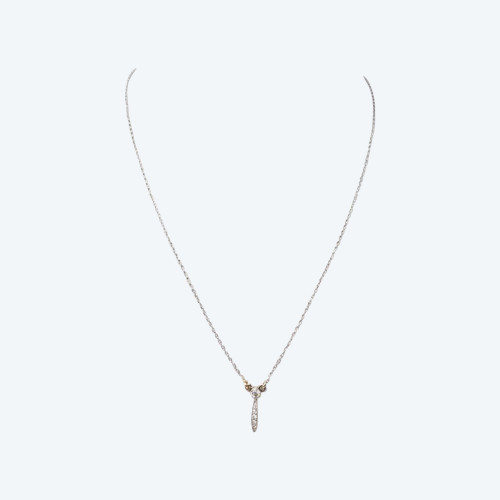 Collana Art Nouveau in oro platino e diamanti