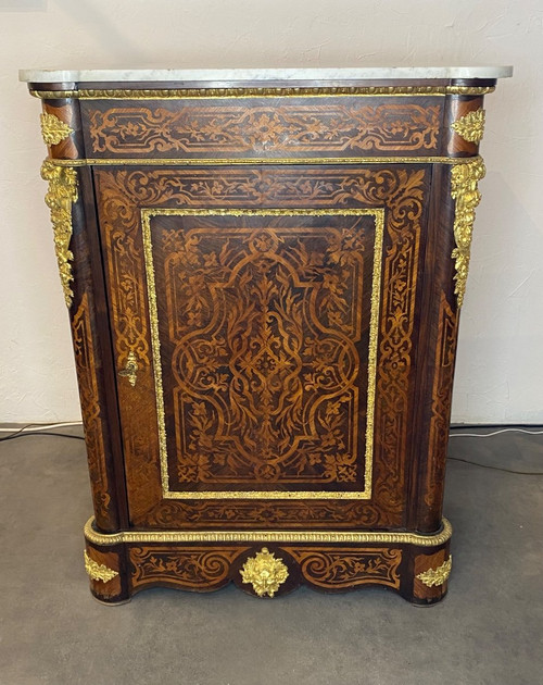 Credenza - Intarsio - Napoleone III - Francia - XIX sec.