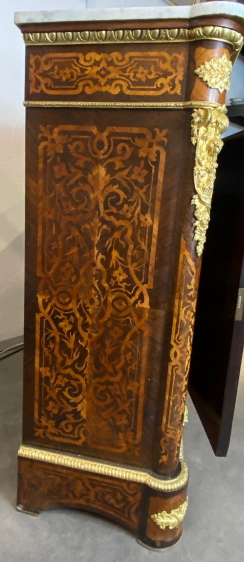 Credenza - Intarsio - Napoleone III - Francia - XIX sec.