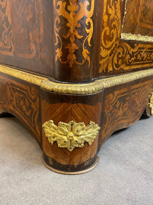 Credenza - Intarsio - Napoleone III - Francia - XIX sec.