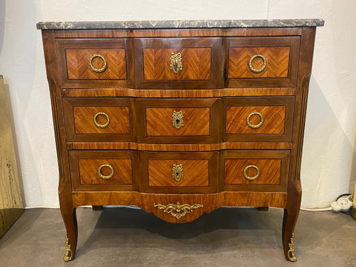 Commode - Marqueté - Style Transition - France - XX ème