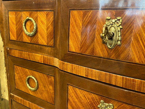 Commode - Marqueté - Style Transition - France - XX ème
