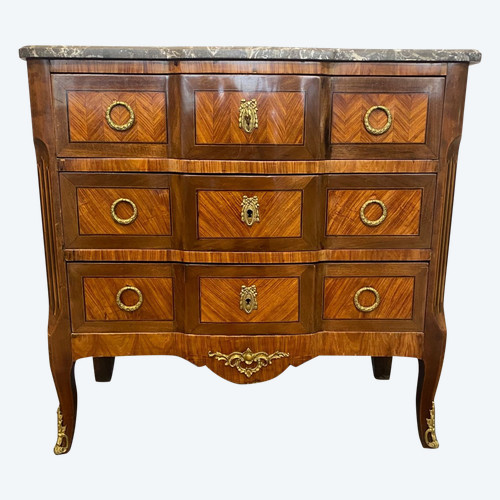 Commode - Marqueté - Style Transition - France - XX ème