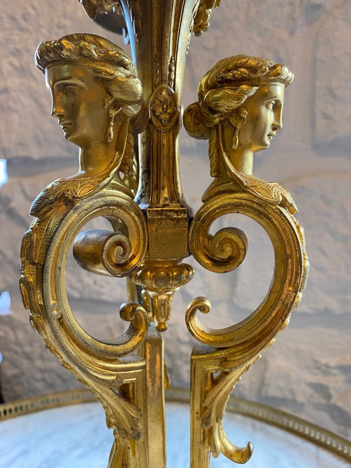 Candlestick - Bronze - H.picard - France - XIXth C