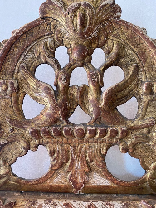 Parecloses Mirror - Gilded wood - Regency period - France - 18th C