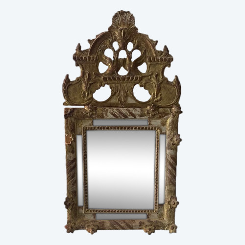 Parecloses Mirror - Gilded wood - Regency period - France - 18th C