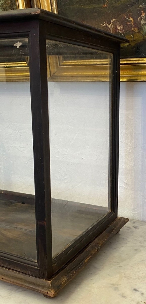 Vitrine De Présentation - Verre Et Bois - France - XIX ème