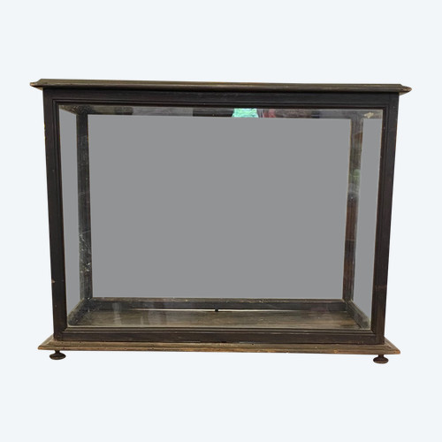 Vitrine De Présentation - Verre Et Bois - France - XIX ème