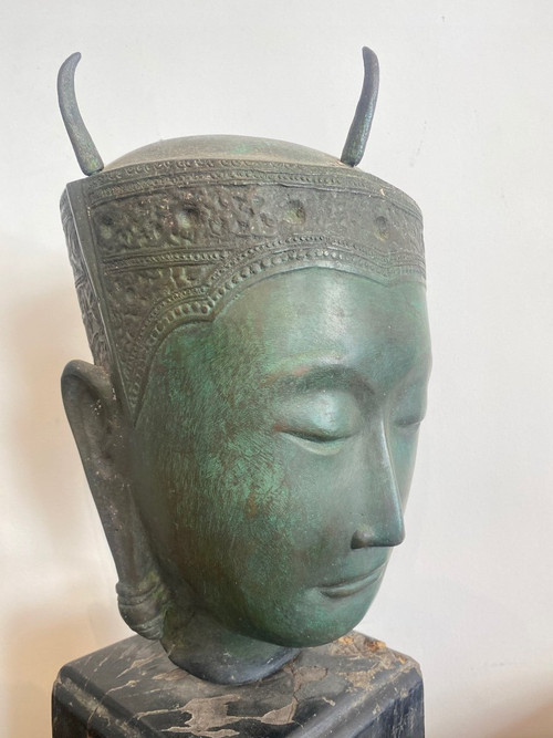 Großer Buddha-Kopf - Siam - Bien Hoa - Vietnam - 20. Jahrhundert