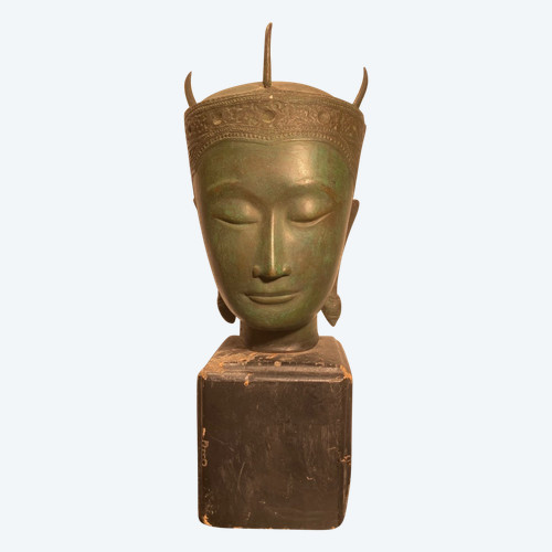Großer Buddha-Kopf - Siam - Bien Hoa - Vietnam - 20. Jahrhundert