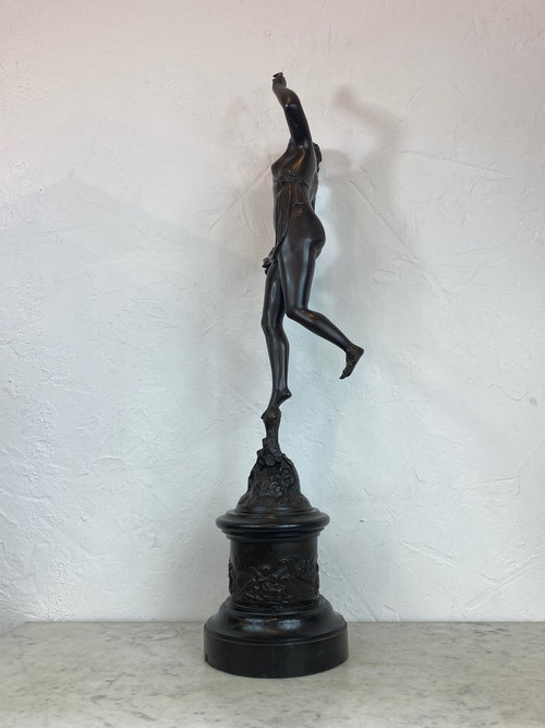 Scultura in bronzo - Fortuna - J.bologne - Francia - XIX sec.