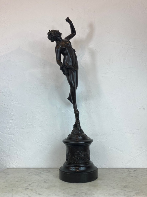 Scultura in bronzo - Fortuna - J.bologne - Francia - XIX sec.