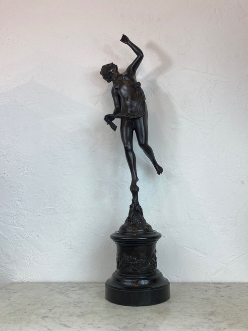 Scultura in bronzo - Fortuna - J.bologne - Francia - XIX sec.