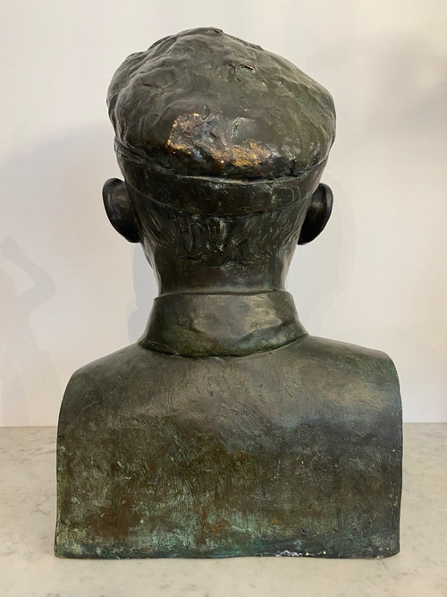 Scultura in Bronzo - Busto Militare - Italia - XX secolo