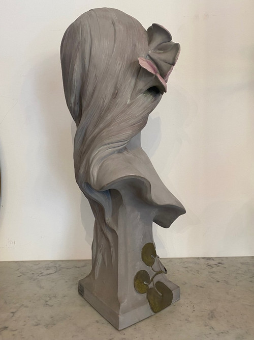 Sculpture - Buste Femme - G. Coudray - France - XX ème
