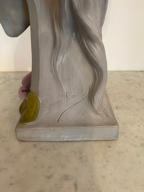 Sculpture - Buste Femme - G. Coudray - France - XX ème