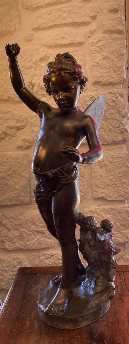 Importante Scultura - Fata - R. Aurili - Italia - XIX secolo