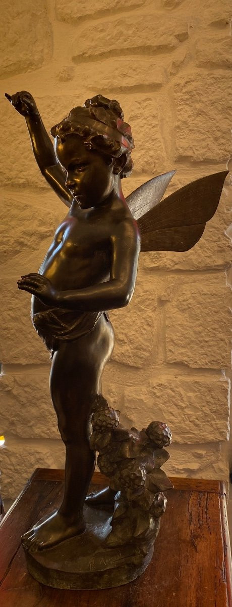 Importante Scultura - Fata - R. Aurili - Italia - XIX secolo