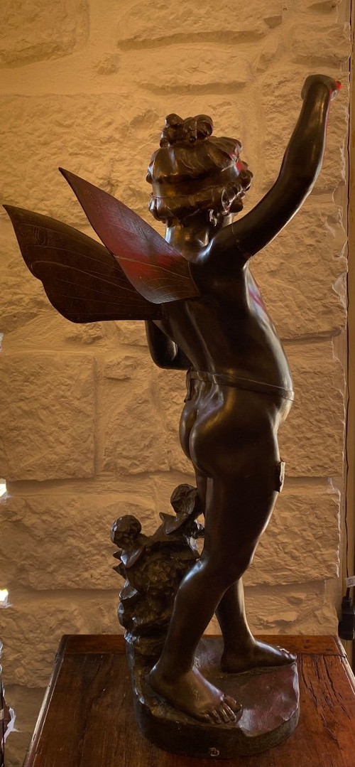 Importante Scultura - Fata - R. Aurili - Italia - XIX secolo