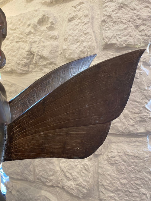 Importante Scultura - Fata - R. Aurili - Italia - XIX secolo