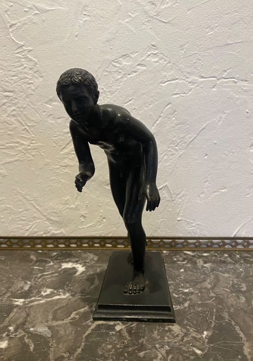 Sculpture - Bronze - Runner - Grand Tour - Italy - 19th century